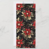 写真ブースのクリスマス結婚式の日付を保存 (裏面)