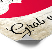 写真ブースのポスターを右結婚上に上げる ポスター (角)