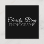 写真プリント発売 スクエア名刺 (正面)