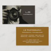 写真プロフェッショナルカスタムの背景の写真 名刺 (正面/裏面)