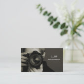 写真プロフェッショナルカスタムの背景の写真 名刺 (スタンド正面)