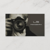 写真プロフェッショナルカスタムの背景の写真 名刺 (正面)