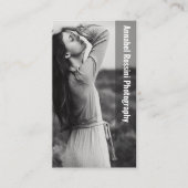 写真プロフェッショナルモダンミニマル写真 名刺 (正面)