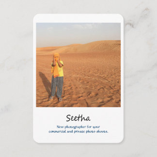 写真プロモーションカード 招待状