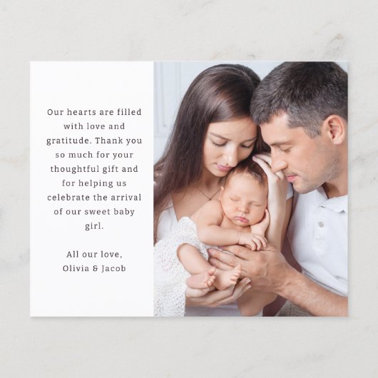 写真ベビーお誕生日おめでとうございます (裏面)