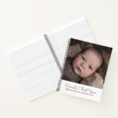 写真ベビーの初年度ジャーナル ノートブック (内部)