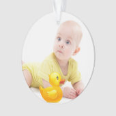 写真ベビーの最初のオーナメント オーナメント (正面)