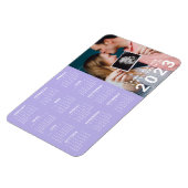 写真ベビーの発表期限2023カレンダー マグネット (左側)