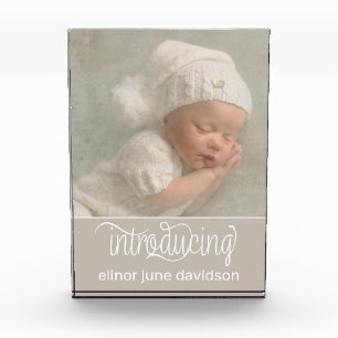 写真ベビーの誕生のお知らせ フォトブロック