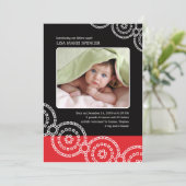 写真ベビー黒番人誕生のお知らせ 案内状 (スタンド正面)