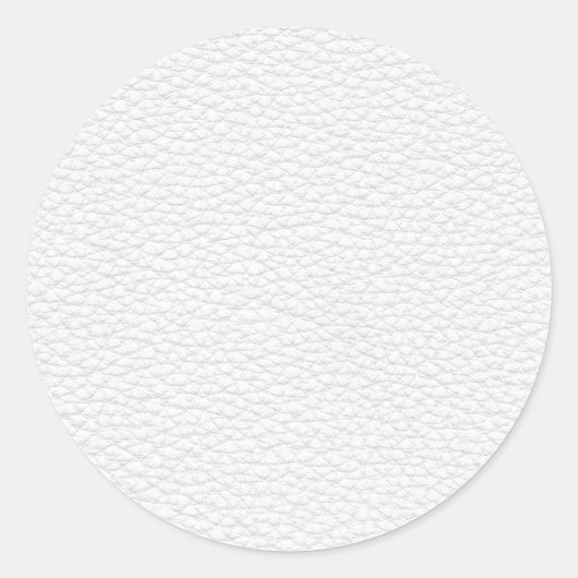 写真ホワイトレザー。 ラウンドシール (正面)