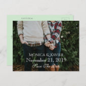 写真ポストカードの日付を保存 案内ポストカード (正面/裏面)