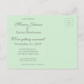 写真ポストカードの日付を保存 案内ポストカード (裏面)