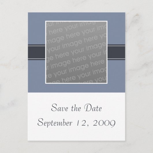 写真ポストカードの日付を保存 案内ポストカード (正面)