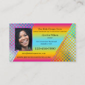 写真ポートフォリオおもちゃストア 名刺 (裏面)