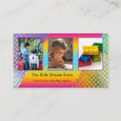 写真ポートフォリオおもちゃストア 名刺 (正面)