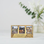 写真ポートフォリオ実在不動産名刺 名刺 (スタンド正面)