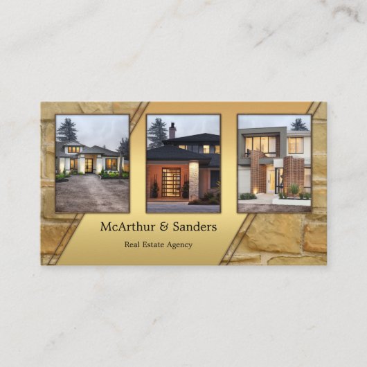 写真ポートフォリオ実在不動産名刺 名刺 (正面)