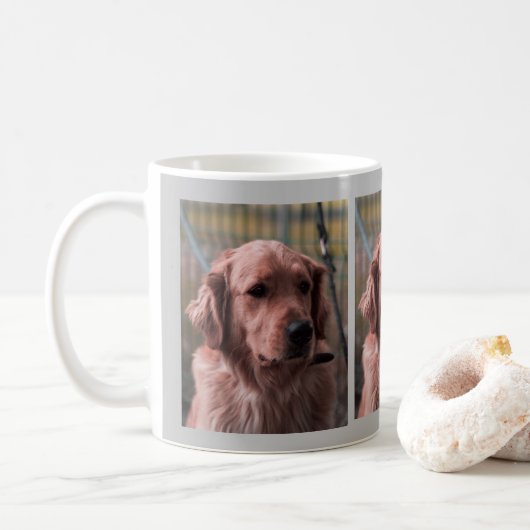 写真マグカップ 自分の画像を追加 コーヒーマグカップ (ドーナツ)