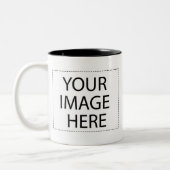 写真マグ – 11ozテンプレート ツートーンマグカップ (左)