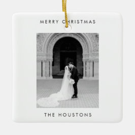 写真ミニマルのクモダンリスマス セラミックオーナメント