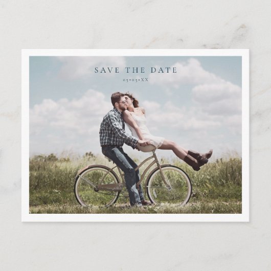 写真ミニマルの保存日 ポストカード (正面)