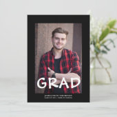 写真ミニマルの卒業 案内状 (スタンド正面)