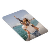 写真ミニマルの日付を保存 マグネット (右側)