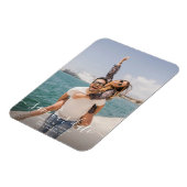 写真ミニマルの日付を保存 マグネット (左側)