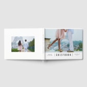 写真ミニマルの結婚ゲストブック ゲストブック (全面)