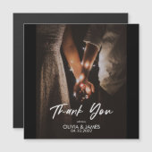 写真ミニマルを置き換えるThank Youはがき (正面/裏面)