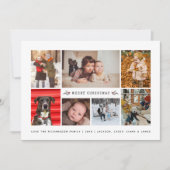 写真ミニマルコラージュ シーズンカード (正面)