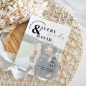 写真ミニマルモダン写真シンプル結婚の セーブザデート