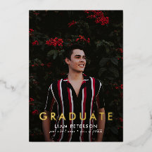 写真ミニマルモダン卒業箔の発表