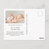 写真ミニマルモダン生発表 ポストカード (裏面)