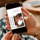 写真ミニマルモダン セーブザデート