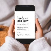 写真ミニマルモダンQRコード結婚披露宴 招待状