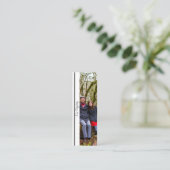 写真ミニマル登結婚録登録の挿入 スキニー名刺 (スタンド正面)