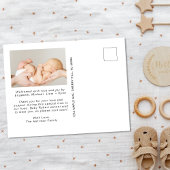 写真ミニマル誕生 案内ポストカード