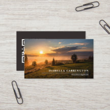 写真ミニマルQRコード名刺