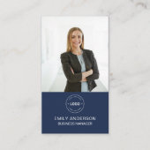 写真ミニマルQRフォトプロフェッショナル名刺 名刺 (正面)