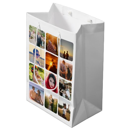 写真メディアのアップロード抱き枕 ミディアムペーパーバッグ (正面アングル)