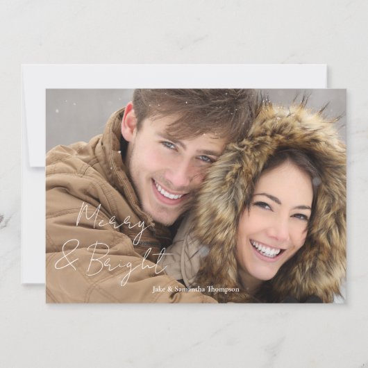 写真メリーと明るい シーズンカード (正面)