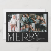 写真メリーのシンプル白黒 シーズンカード (正面)