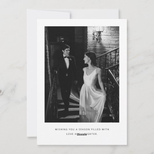 写真メリーの結婚したクリスマスカード シーズンカード (裏面)