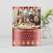 写真メリークリスマスハッピー·ニュー·イヤー·ブルゴーニュ シーズンカード (スタンド正面)