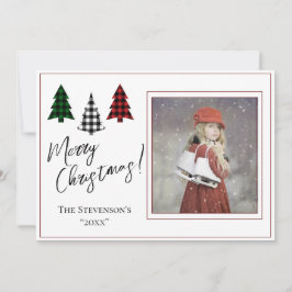 写真メリーパーソナライズされたクリスマスクリスマス シーズンカード