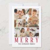 写真メリーモダンコラージュ シーズンカード (正面)