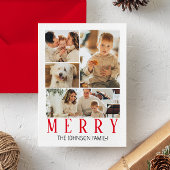 写真メリーモダンコラージュ シーズンカード