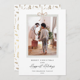 写真メリーユニーククリスマス最も幸せ シーズンカード